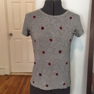 Ladybug T-shirt size small J crew